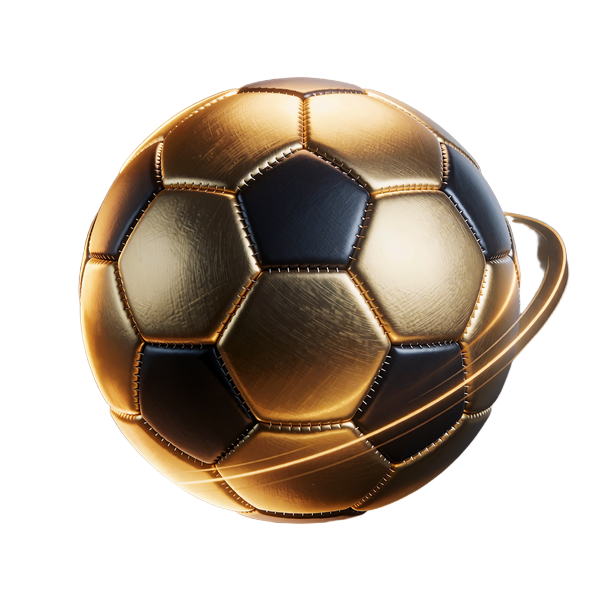 Fodbold i guld og navy sv&aelig;ver i luften - kategorien sportsbook v&aelig;ddem&aring;l hos JB Casino